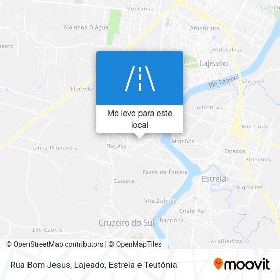 Rua Bom Jesus mapa