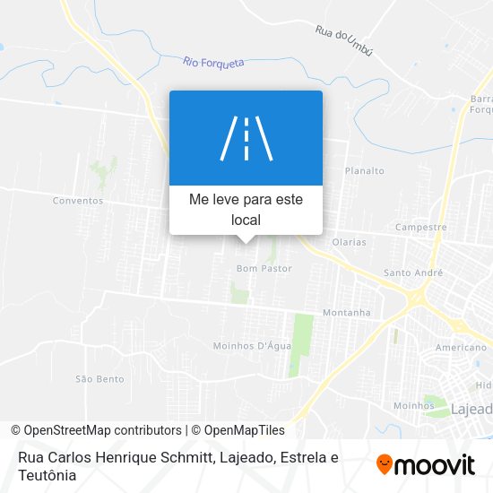 Rua Carlos Henrique Schmitt mapa