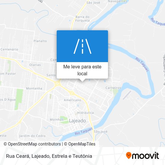 Rua Ceará mapa