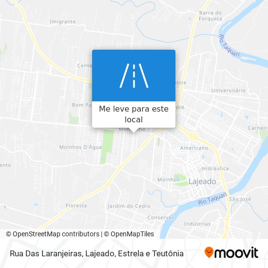 Rua Das Laranjeiras mapa