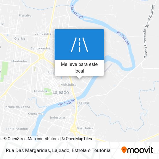 Rua Das Margaridas mapa