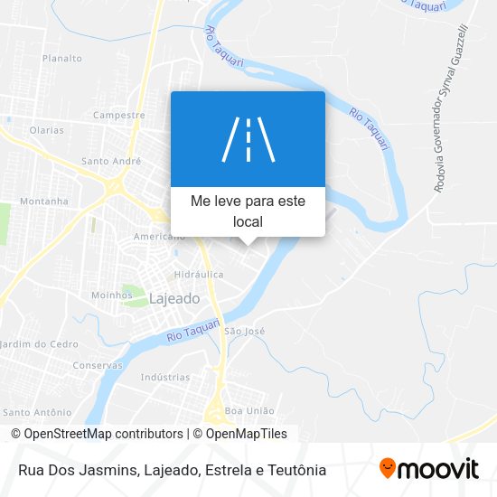 Rua Dos Jasmins mapa