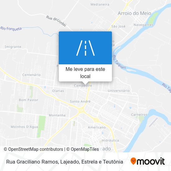 Rua Graciliano Ramos mapa