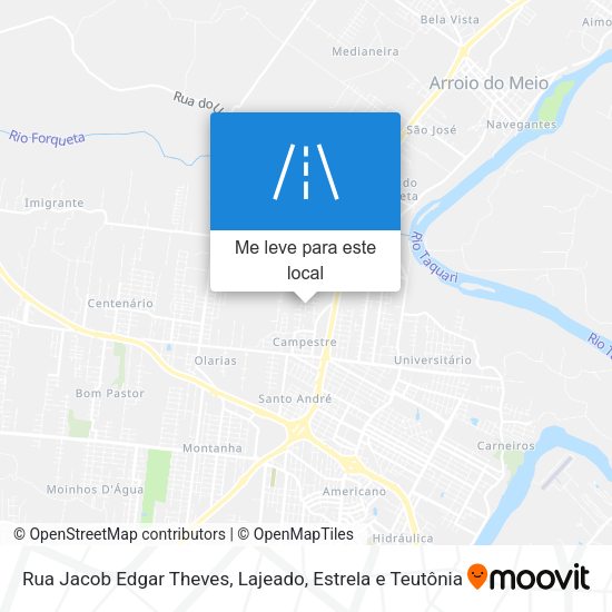Rua Jacob Edgar Theves mapa