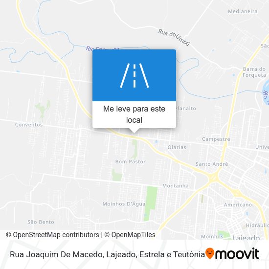 Rua Joaquim De Macedo mapa