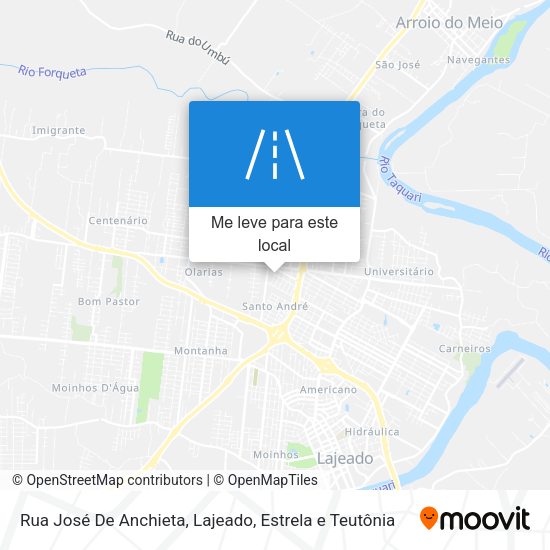 Rua José De Anchieta mapa