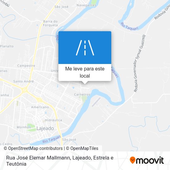 Rua José Elemar Mallmann mapa