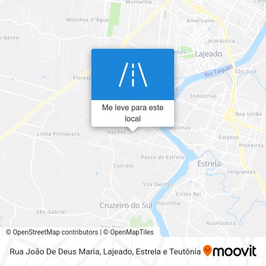 Rua João De Deus Maria mapa