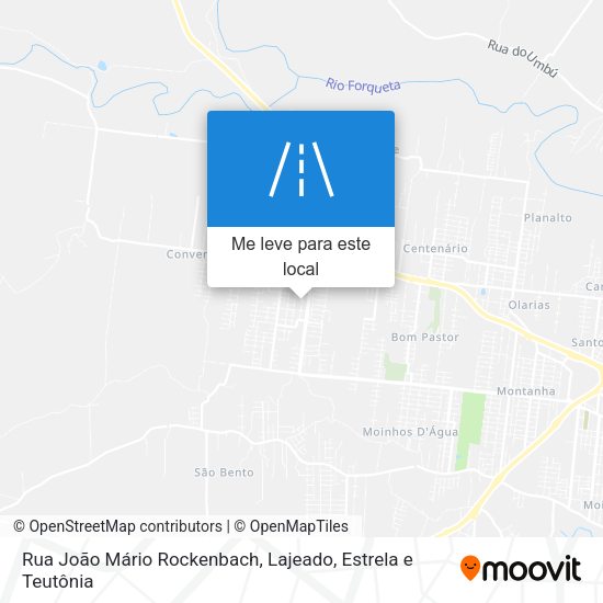 Rua João Mário Rockenbach mapa