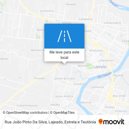 Rua João Pinto Da Silva mapa