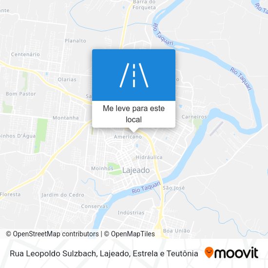 Rua Leopoldo Sulzbach mapa