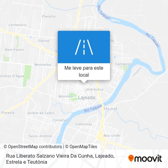 Rua Liberato Salzano Vieira Da Cunha mapa