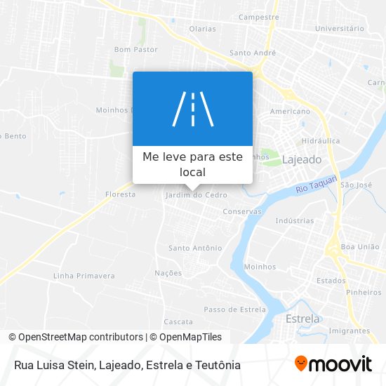 Rua Luisa Stein mapa