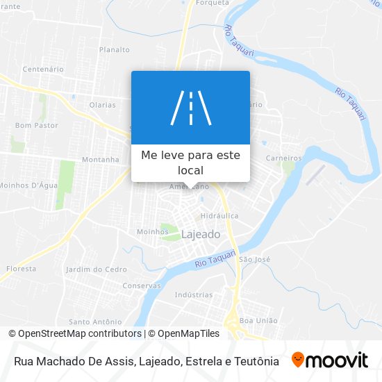 Rua Machado De Assis mapa