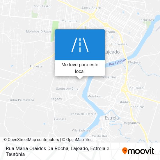 Rua Maria Oraides Da Rocha mapa