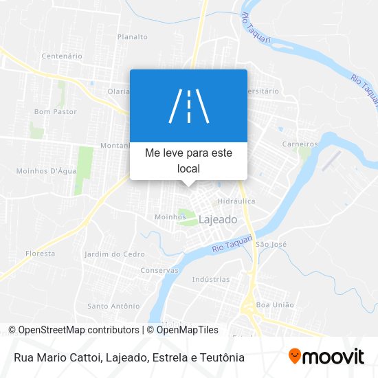 Rua Mario Cattoi mapa