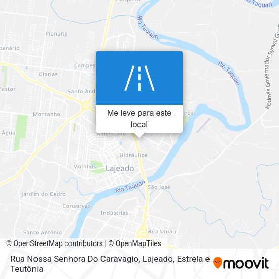 Rua Nossa Senhora Do Caravagio mapa