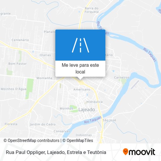 Rua Paul Oppliger mapa