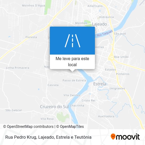 Rua Pedro Krug mapa