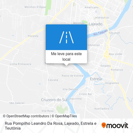 Rua Pompilho Leandro Da Rosa mapa