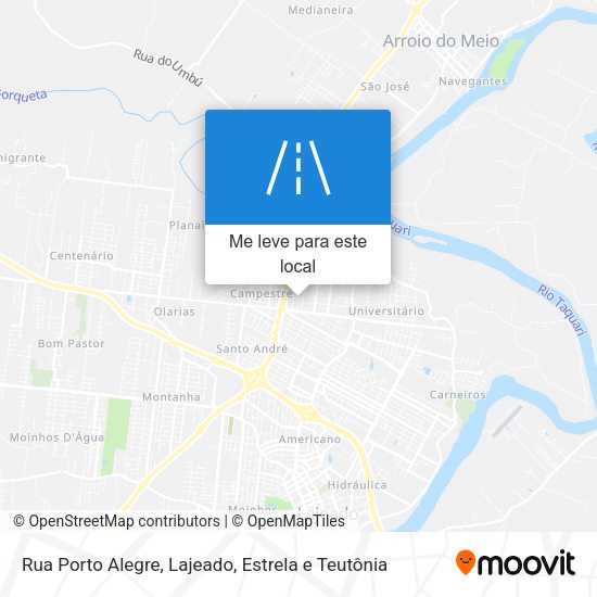 Rua Porto Alegre mapa