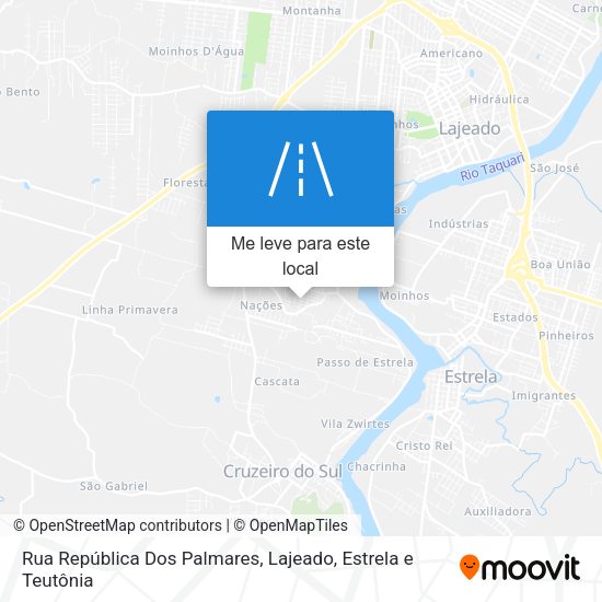 Rua República Dos Palmares mapa