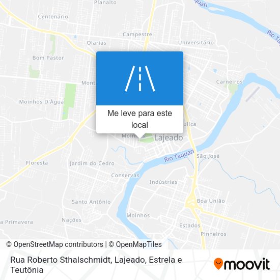 Rua Roberto Sthalschmidt mapa