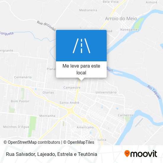 Rua Salvador mapa