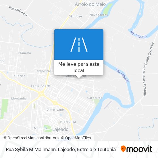 Rua Sybila M Mallmann mapa