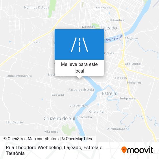Rua Theodoro Wiebbeling mapa
