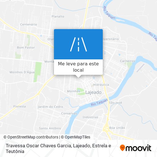 Travessa Oscar Chaves Garcia mapa