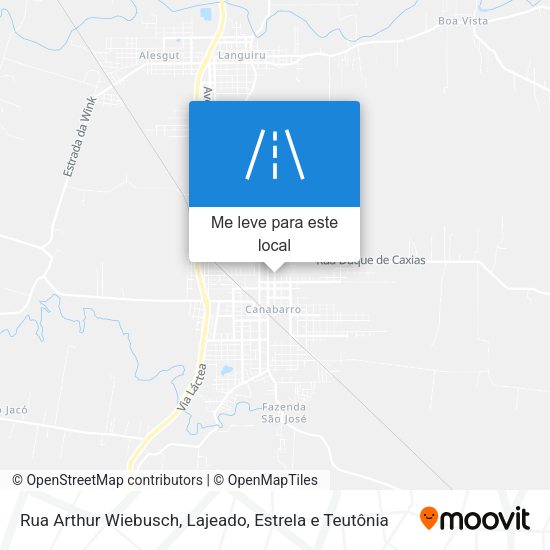 Rua Arthur Wiebusch mapa