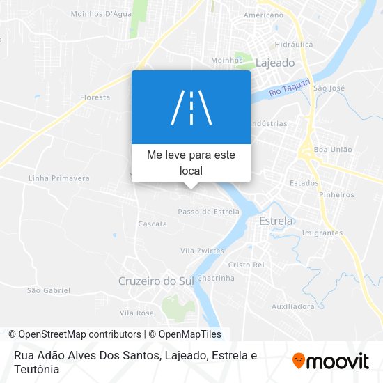 Rua Adão Alves Dos Santos mapa