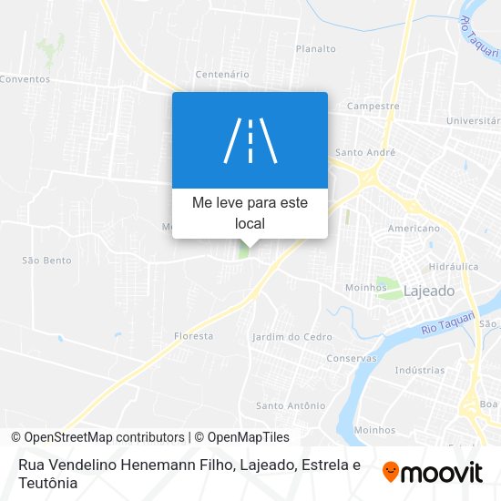 Rua Vendelino Henemann Filho mapa