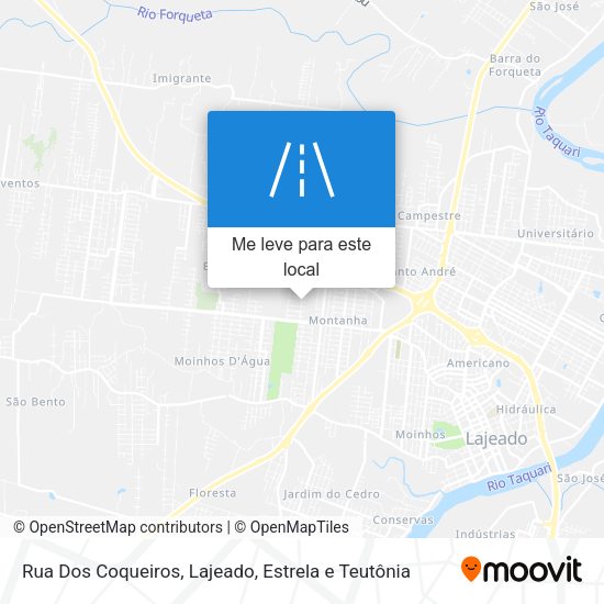 Rua Dos Coqueiros mapa