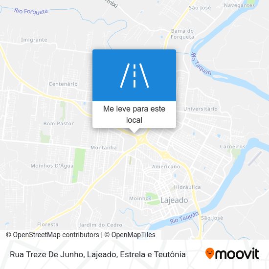 Rua Treze De Junho mapa