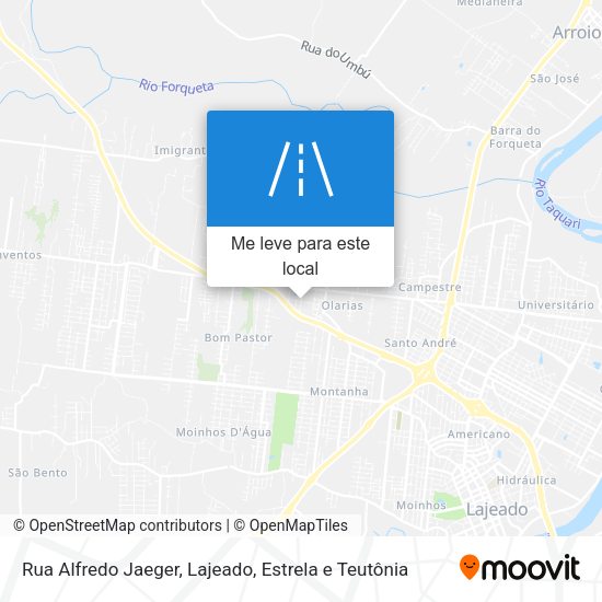 Rua Alfredo Jaeger mapa