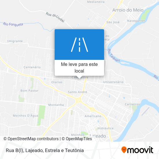 Rua B(I) mapa