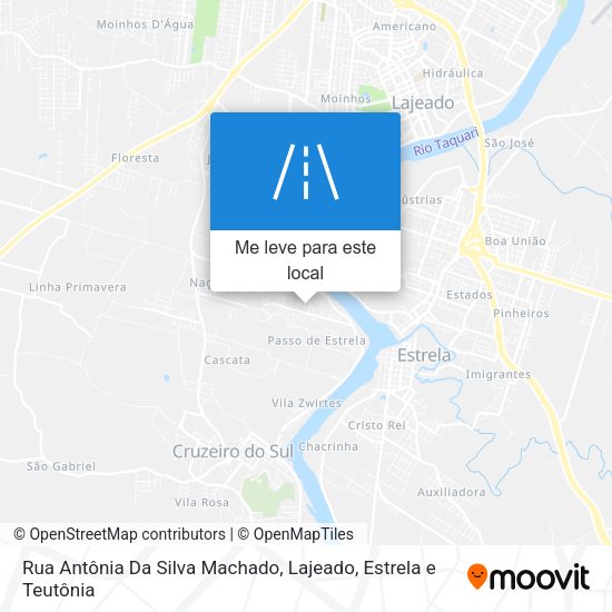 Rua Antônia Da Silva Machado mapa
