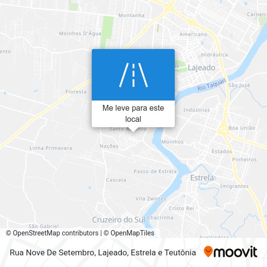 Rua Nove De Setembro mapa