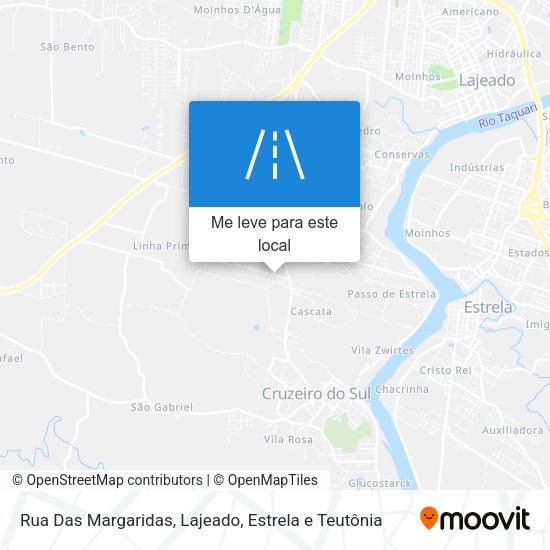 Rua Das Margaridas mapa
