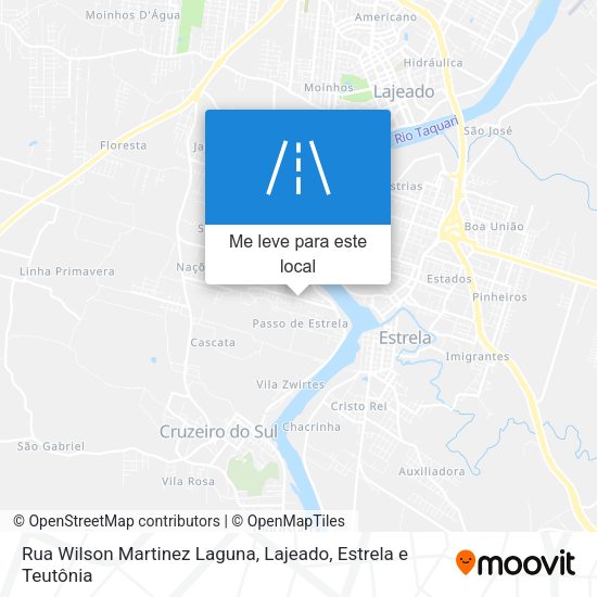 Rua Wilson Martinez Laguna mapa