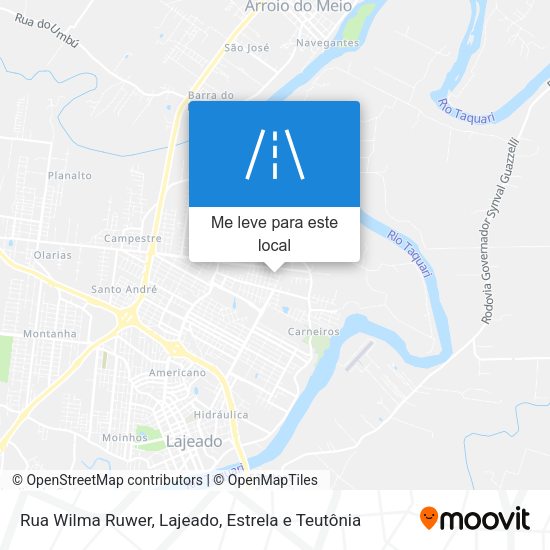 Rua Wilma Ruwer mapa