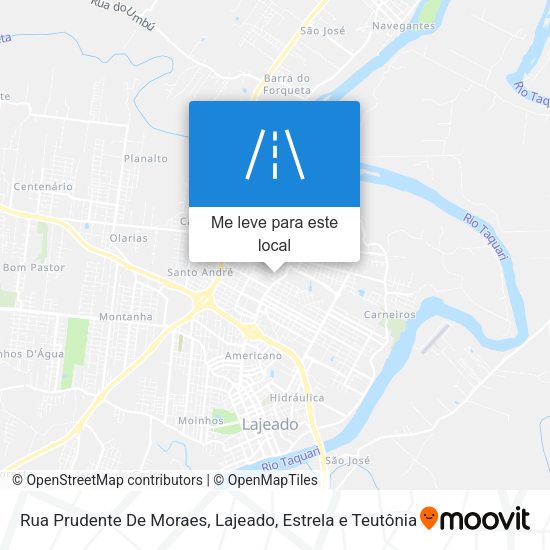 Rua Prudente De Moraes mapa
