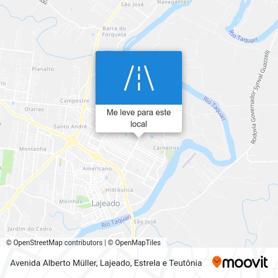 Avenida Alberto Müller mapa