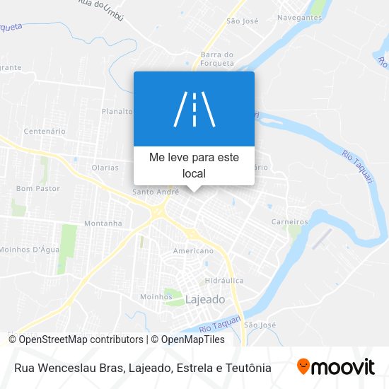 Rua Wenceslau Bras mapa
