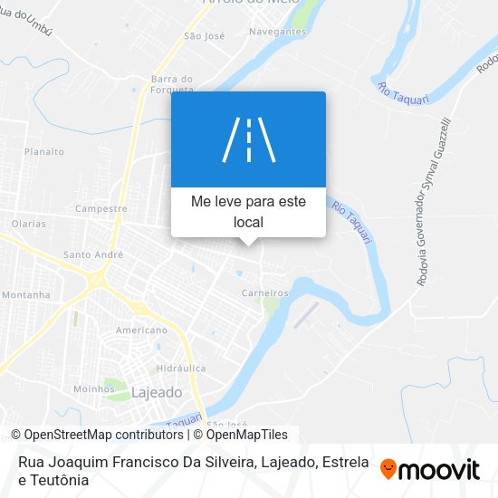 Rua Joaquim Francisco Da Silveira mapa