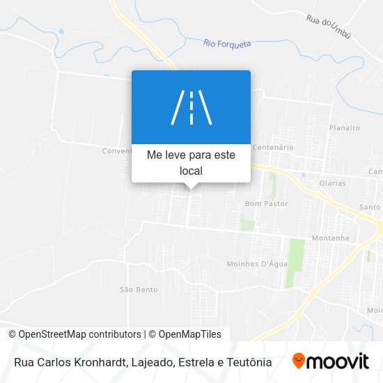 Rua Carlos Kronhardt mapa