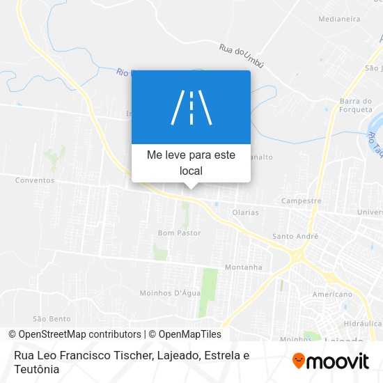 Rua Leo Francisco Tischer mapa