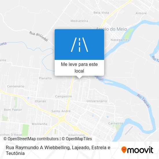 Rua Raymundo A Wiebbelling mapa
